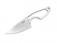 Feststehendes Messer, Silber, Feststehend, M390, Edelstahl Feststehendes Messer, Silber, Feststehend, M390, Edelstahl