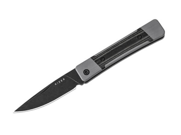 Taschenmesser, Grau, Nagelhau, Slipjoint, Nitro-V, G10