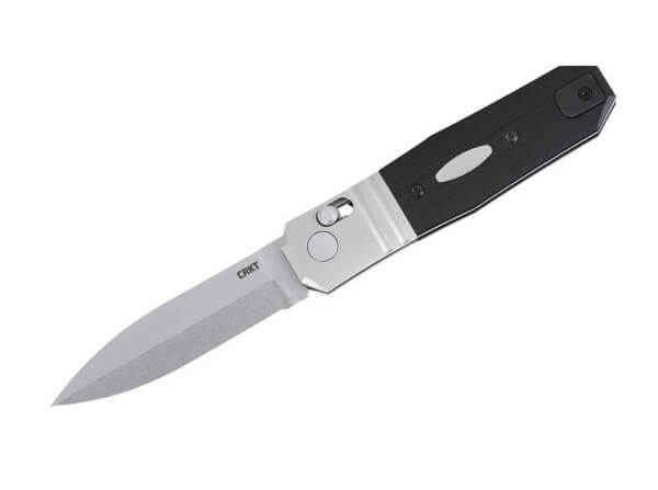 Taschenmesser, Schwarz, Nein, Schieberiegel, MagnaCut, G10