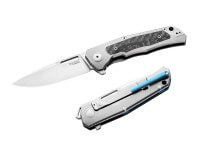 Taschenmesser, Grau, Flipper, Framelock, MagnaCut, Titan Taschenmesser, Grau, Flipper, Framelock, MagnaCut, Titan