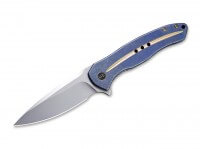 Taschenmesser, Blau, Flipper, Framelock, CPM-S-35VN, Titan Taschenmesser, Blau, Flipper, Framelock, CPM-S-35VN, Titan