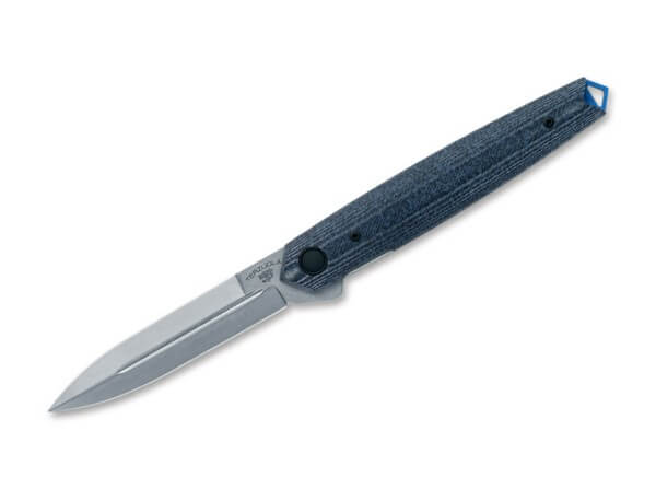 Taschenmesser, Blau, Nagelhau, Linerlock, MagnaCut, Micarta