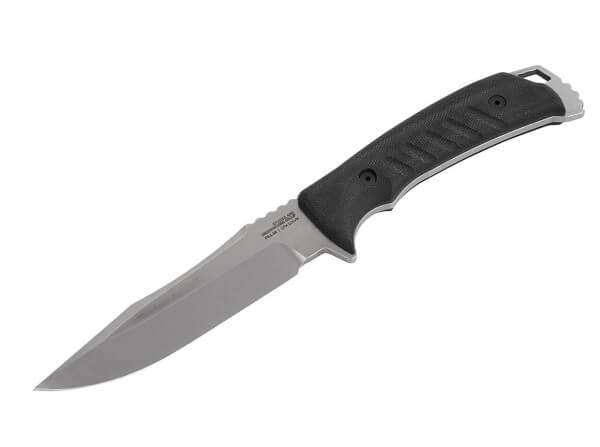 Feststehendes Messer, Schwarz, CPM-S-35VN, Micarta