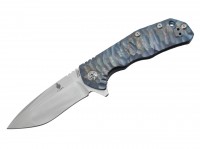 Taschenmesser, Blau, Flipper, Framelock, CPM-S-35VN, Titan Taschenmesser, Blau, Flipper, Framelock, CPM-S-35VN, Titan