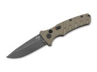 Taschenmesser, Oliv, Druckknopf, Druckknopf, D2, Aluminium Taschenmesser, Oliv, Druckknopf, Druckknopf, D2, Aluminium