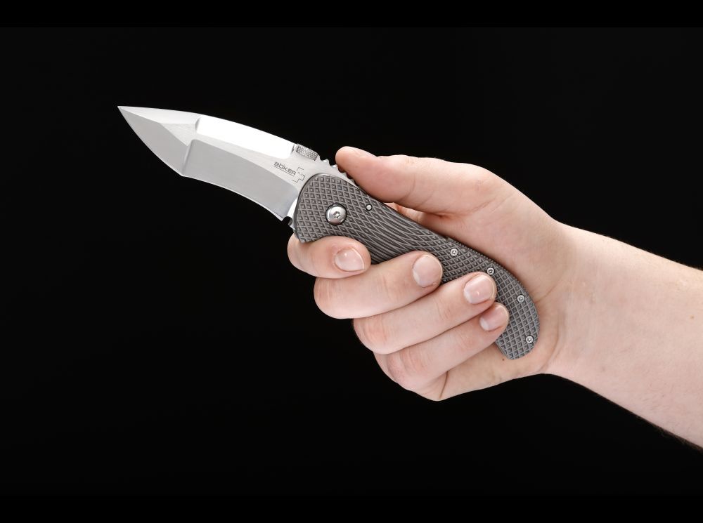 Taschenmesser Titan Böker Plus Manaro Bullseye Grip Messer Einhandmesser 