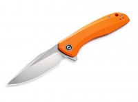 Taschenmesser, Orange, Flipper, Linerlock, 9Cr18MoV, G10 Taschenmesser, Orange, Flipper, Linerlock, 9Cr18MoV, G10