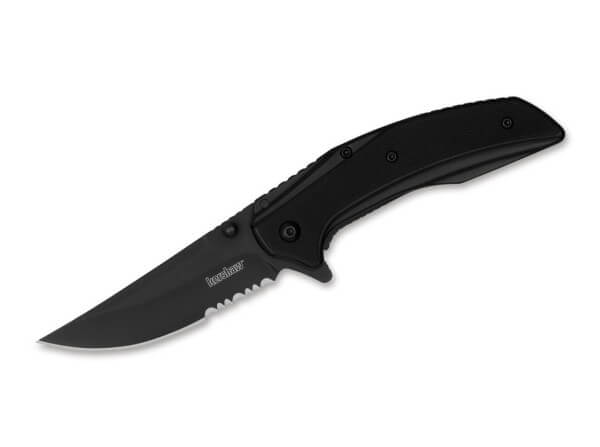 Taschenmesser, Schwarz, Flipper, Framelock, 8Cr13MoV, Edelstahl