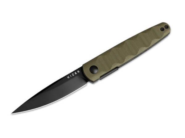 Taschenmesser, Grün, Flipper, Linerlock, Nitro-V, G10