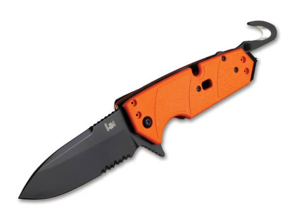 Taschenmesser, Orange, Flipper, Linerlock, 154CM, G10