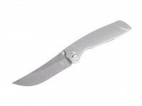 Taschenmesser, Silber, Daumenpin, Framelock, CPM-S-35VN, Titan Taschenmesser, Silber, Daumenpin, Framelock, CPM-S-35VN, Titan