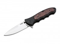 Taschenmesser, Braun, Flipper, Linerlock, X-15T.N., Amboinaholz Taschenmesser, Braun, Flipper, Linerlock, X-15T.N., Amboinaholz