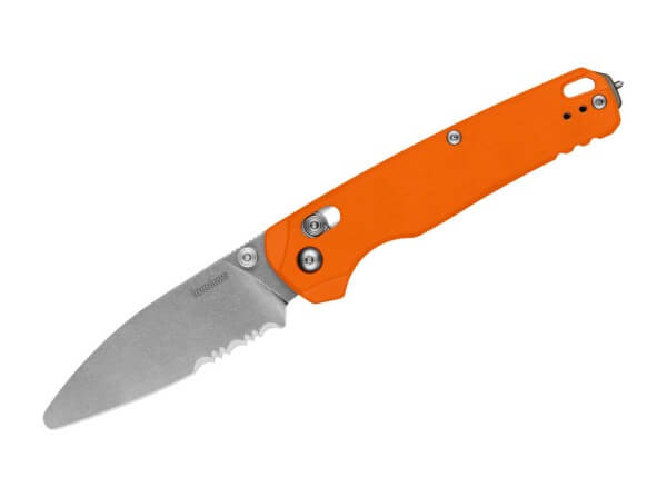 Taschenmesser, Orange, Daumenpin, Schieberiegel, MagnaCut, G10