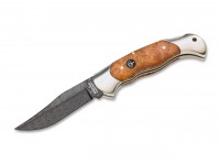 Taschenmesser, Braun, Nein, Backlock, Damast, Amboinaholz Taschenmesser, Braun, Nein, Backlock, Damast, Amboinaholz