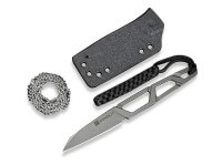 Feststehendes Messer, Grau, 9Cr18MoV, Edelstahl Feststehendes Messer, Grau, 9Cr18MoV, Edelstahl