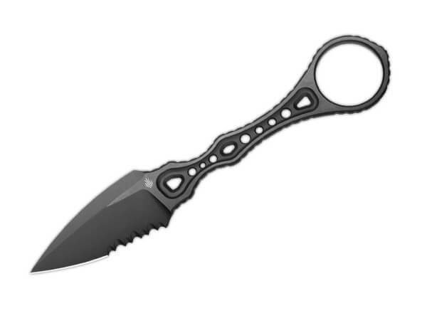 Feststehendes Messer, Schwarz, M390, Edelstahl