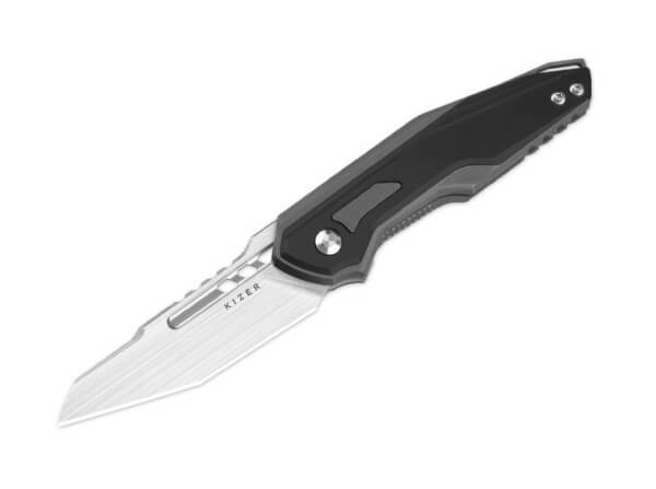 Taschenmesser, Grau, Flipper, Framelock, CPM-S-45VN, Titan