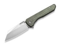 Taschenmesser, Grün, Flipper, Linerlock, 14C28N, Micarta Taschenmesser, Grün, Flipper, Linerlock, 14C28N, Micarta