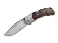 Taschenmesser, Rot, Daumenpin, Linerlock, M390, Kohlefaser Taschenmesser, Rot, Daumenpin, Linerlock, M390, Kohlefaser