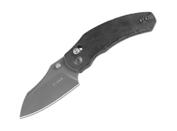 Taschenmesser, Grün, Daumenpin, Schieberiegel, Nitro-V, Micarta