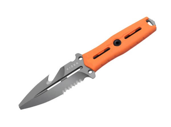 Feststehendes Messer, Orange, Nitro-V, G10