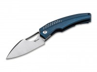 Taschenmesser, Blau, Daumenöffnung, Framelock, RWL 34, Titan Taschenmesser, Blau, Daumenöffnung, Framelock, RWL 34, Titan