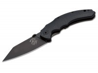 Taschenmesser, Schwarz, Daumenpin, Framelock, D2, G10 Taschenmesser, Schwarz, Daumenpin, Framelock, D2, G10
