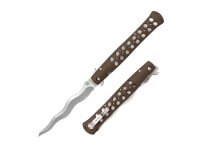 Taschenmesser, Braun, Daumenpin, Linerlock, AUS-10A, Griv-Ex Taschenmesser, Braun, Daumenpin, Linerlock, AUS-10A, Griv-Ex