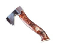 Axt / Tomahawk, Braun, 3Cr13, Birkenholz Axt / Tomahawk, Braun, 3Cr13, Birkenholz