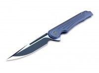 Taschenmesser, Blau, Flipper, Framelock, CPM-S-35VN, Titan Taschenmesser, Blau, Flipper, Framelock, CPM-S-35VN, Titan