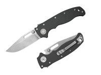 Taschenmesser, Schwarz, Daumenöffnung, Shark-Lock, CPM-20CV, Kohlefaser Taschenmesser, Schwarz, Daumenöffnung, Shark-Lock, CPM-20CV, Kohlefaser