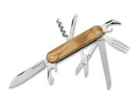 Taschenmesser, Braun, Nagelhau, Slipjoint, 420, Olivenholz Taschenmesser, Braun, Nagelhau, Slipjoint, 420, Olivenholz