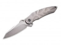 Taschenmesser, Grau, Flipper, Framelock, CPM-20CV, Titan Taschenmesser, Grau, Flipper, Framelock, CPM-20CV, Titan