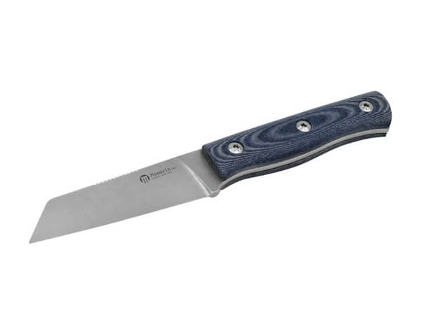 Feststehendes Messer, Blau, M390, Micarta