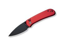 Taschenmesser, Rot, Daumenpin, Button Lock, 14C28N, Aluminium Taschenmesser, Rot, Daumenpin, Button Lock, 14C28N, Aluminium