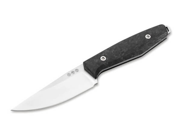 Feststehendes Messer, Schwarz, Feststehend, RWL 34, Kohlefaser