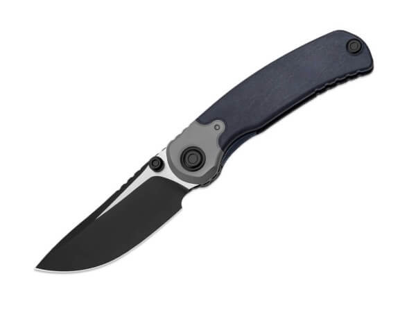 Taschenmesser, Blau, Daumenpin, Framelock, CPM-S-35VN, Kunststoff
