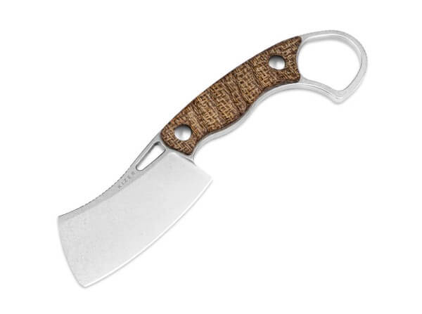 Feststehendes Messer, Braun, Edelstahl, Micarta