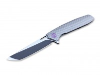 Taschenmesser, Grau, Flipper, Framelock, CPM-S-35VN, Titan Taschenmesser, Grau, Flipper, Framelock, CPM-S-35VN, Titan