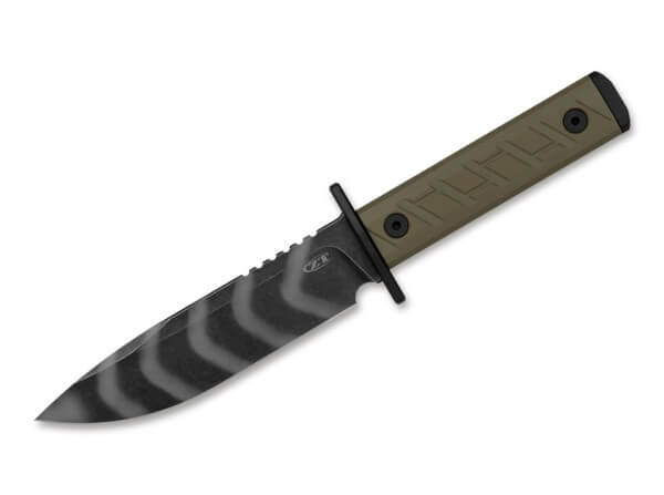 Feststehendes Messer, Oliv, CPM-3V, G10