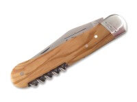 Taschenmesser, Braun, Nagelhau, Slipjoint, 12C27, Olivenholz Taschenmesser, Braun, Nagelhau, Slipjoint, 12C27, Olivenholz