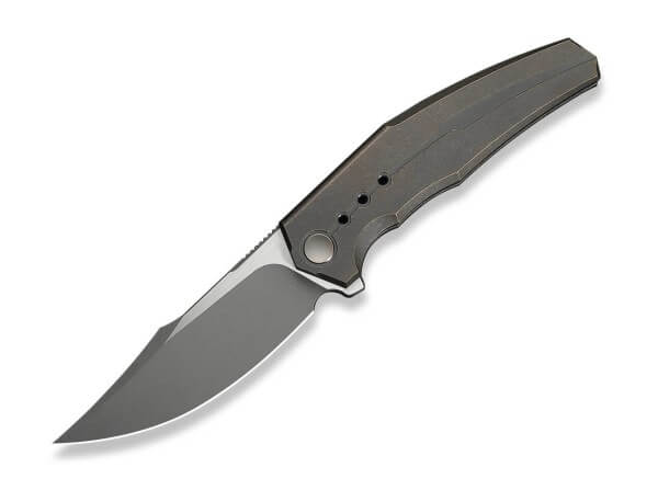 Taschenmesser, Bronze, Flipper, Framelock, M390, Titan