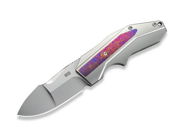 Taschenmesser, Grau, Flipper, Framelock, CPM-20CV, Titan
