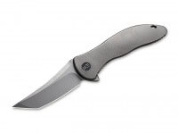 Taschenmesser, Grau, Flipper, Framelock, CPM-S-35VN, Titan Taschenmesser, Grau, Flipper, Framelock, CPM-S-35VN, Titan