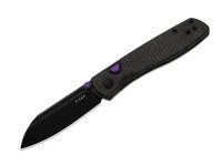 Taschenmesser, Schwarz, Daumenpin, Button Lock, N690, Micarta Taschenmesser, Schwarz, Daumenpin, Button Lock, N690, Micarta