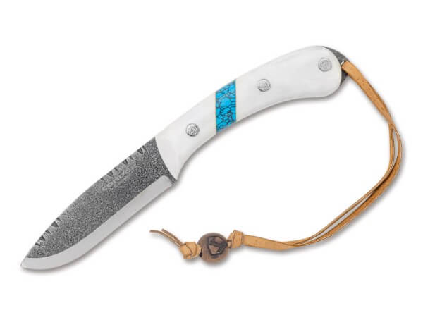 Feststehendes Messer, Weiß, 1095, Micarta