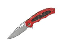 Taschenmesser, Rot, Flipper, Linerlock, D2, G10 Taschenmesser, Rot, Flipper, Linerlock, D2, G10