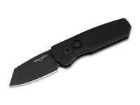 Taschenmesser, Schwarz, Druckknopf, Button Lock, MagnaCut, Aluminium Taschenmesser, Schwarz, Druckknopf, Button Lock, MagnaCut, Aluminium