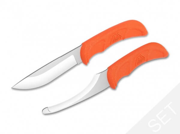 Feststehendes Messer, Orange, 420J2, TPR