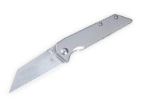 Taschenmesser, Silber, Daumenöffnung, Linerlock, CPM-S-35VN, Titan Taschenmesser, Silber, Daumenöffnung, Linerlock, CPM-S-35VN, Titan